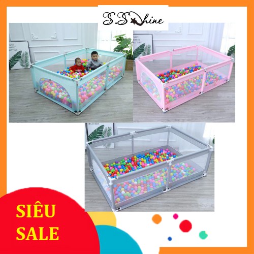 Quây cũi cho bé MommyKids Minh Chau, thiết kế đẹp trang nhã cho trẻ tặng kèm 30 bóng nhựa holla