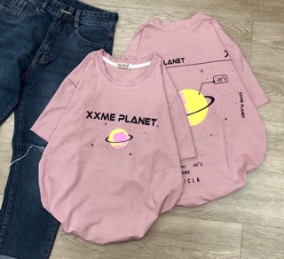 Áo thun tay lỡ xxme planet