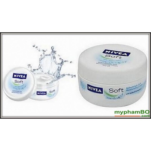 Kem dưỡng ẩm cho mặt và toàn thân Nivea Soft 200ml