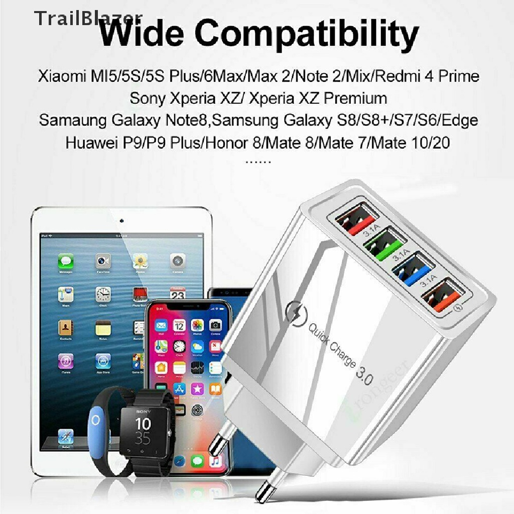 Cốc Sạc 4 Cổng Usb 3.0 5v