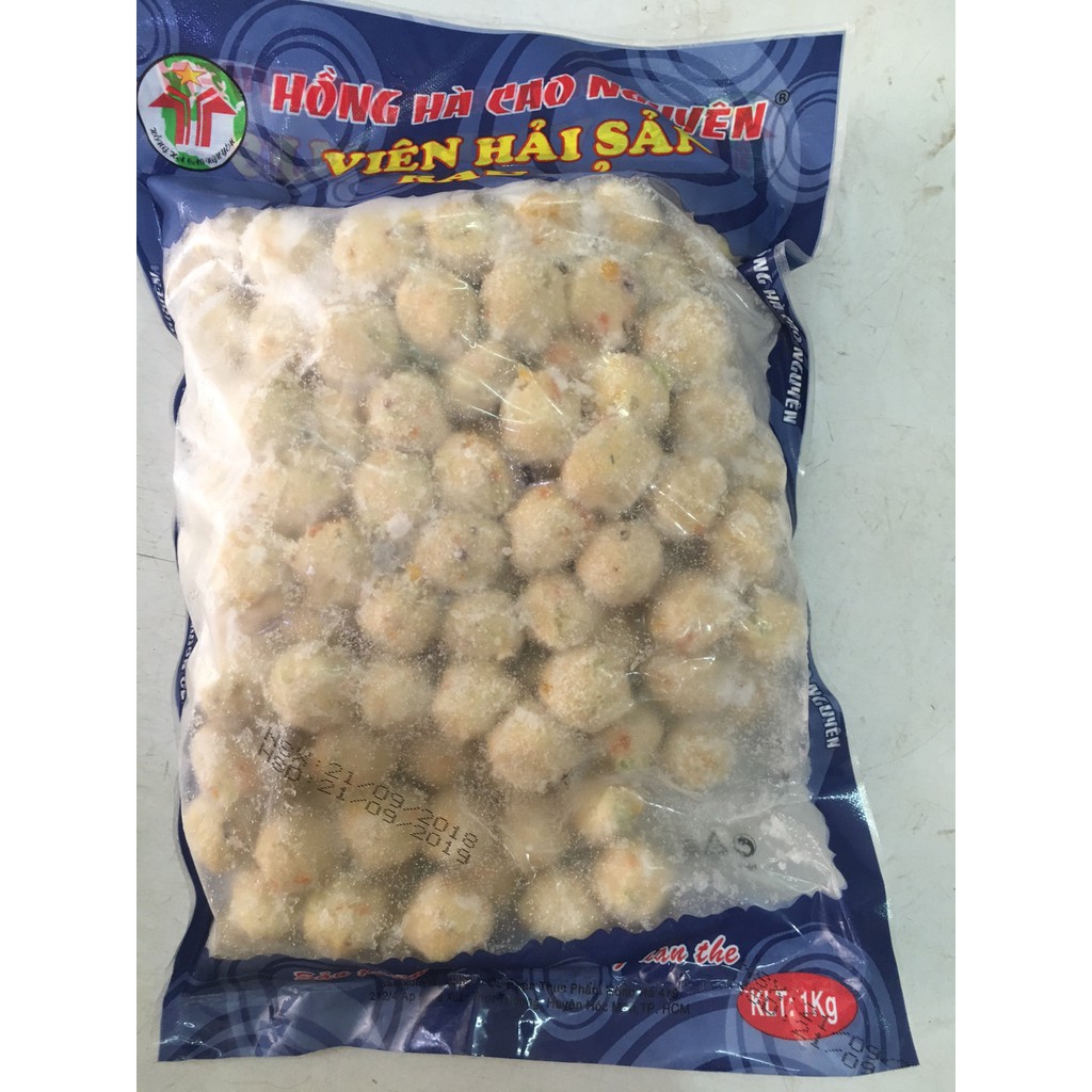 Cá viên rau củ Hồng Hà loại 1kg