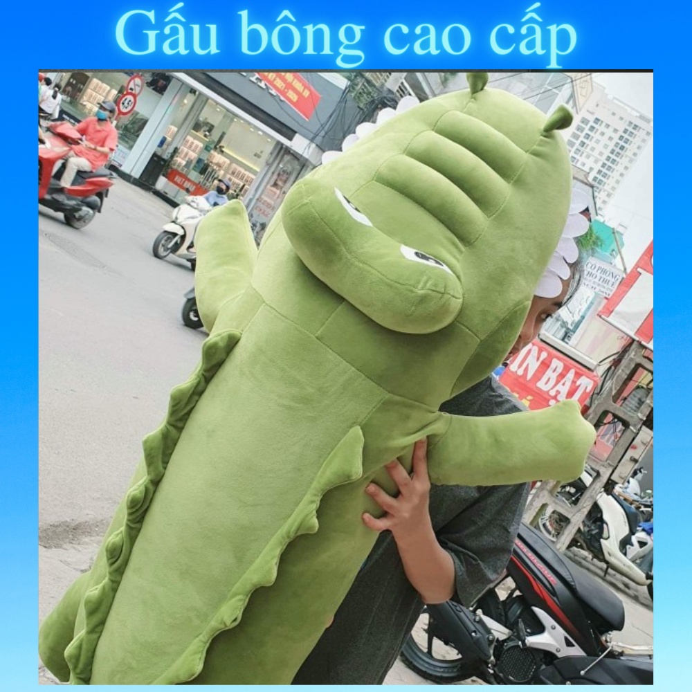 Gấu bông to Cá Sấu 𝑯𝒂̀𝒏𝒈 𝑪𝒂𝒐 𝑪𝒂̂́𝒑,gối ôm hình thú nhồi ...