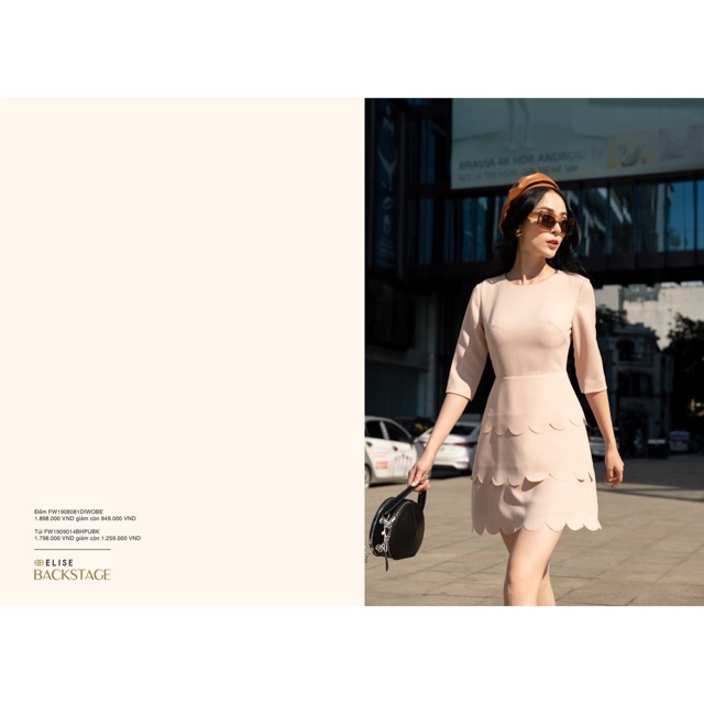 Đầm Elise S new tag
