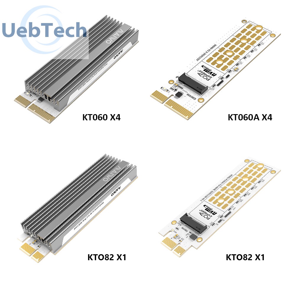 Thẻ chuyển đổi mở rộng ổ cứng Uebtech MAIWO PCIE sang M.2 NVME cho 2230/2242 SSD | BigBuy360 - bigbuy360.vn