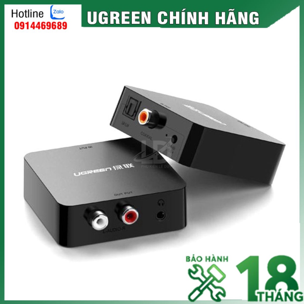 Bộ chuyển đổi từ Quang (Optical) sang AV UGREEN 30523 ✔️Ugreen chính hãng✔️