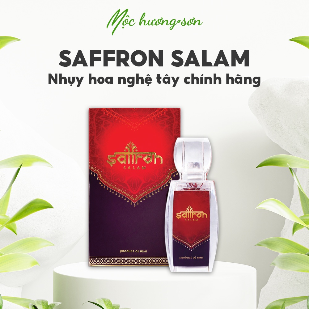 Nhụy Hoa Nghệ Tây SAFFRON SALAM lọ 1Gr