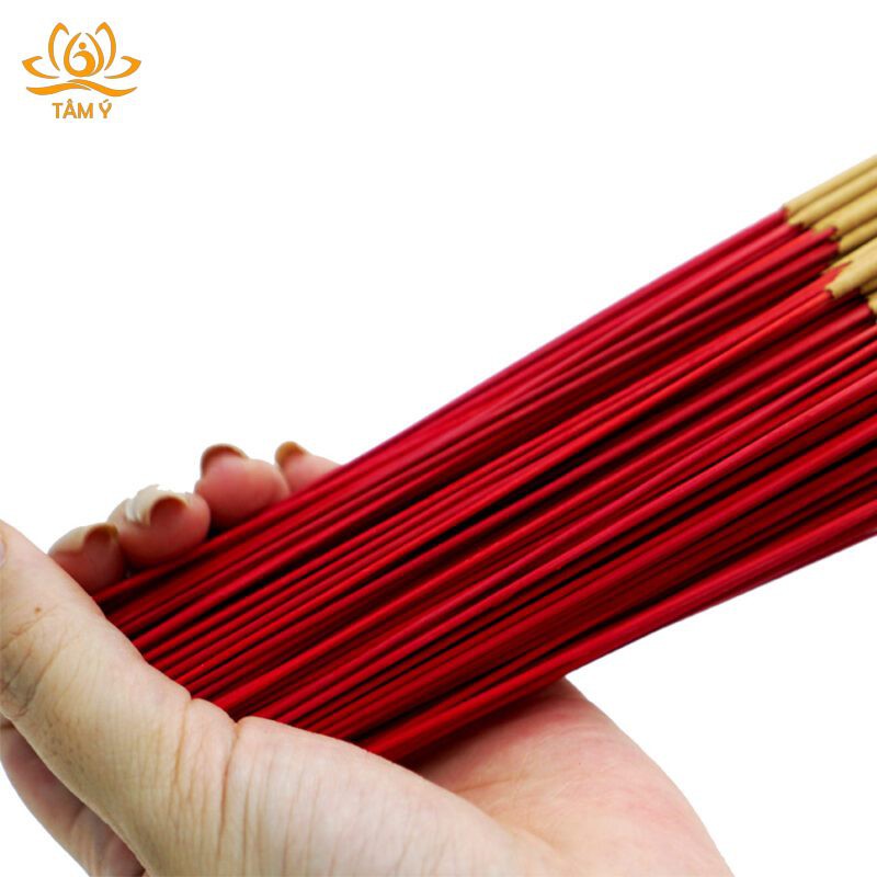 [Bột trầm tự nhiên] Nhang Trầm Hương Có Tăm Hộp 50-100 Nén, 2 Kích Cỡ