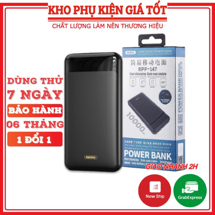 Pin sạc dự phòng 10000mAh nhỏ gọn Remax