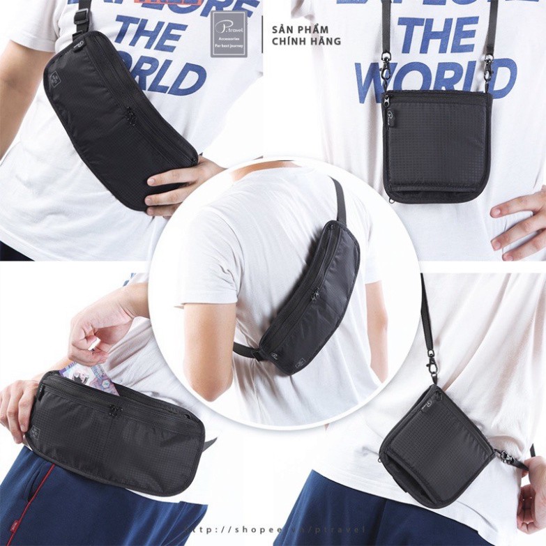 Túi đeo hông bảo mật đa năng vải poly chống thấm nước cao cấp Ptravel® Chính hãng giá tốt | BigBuy360 - bigbuy360.vn