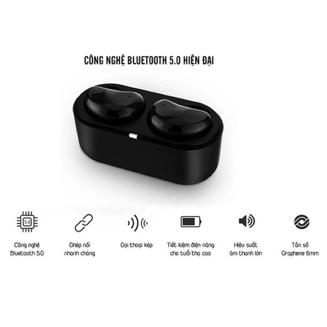 Tai nghe bluetooth không dây Remax TWS-5 công nghệ bluetooth 5.0 chính hãng