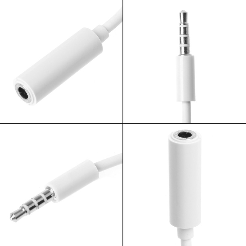 Dây Cáp Nối Dài Tai Nghe Chốt Cắm 3.5mm Cho Iphone Xiaomi