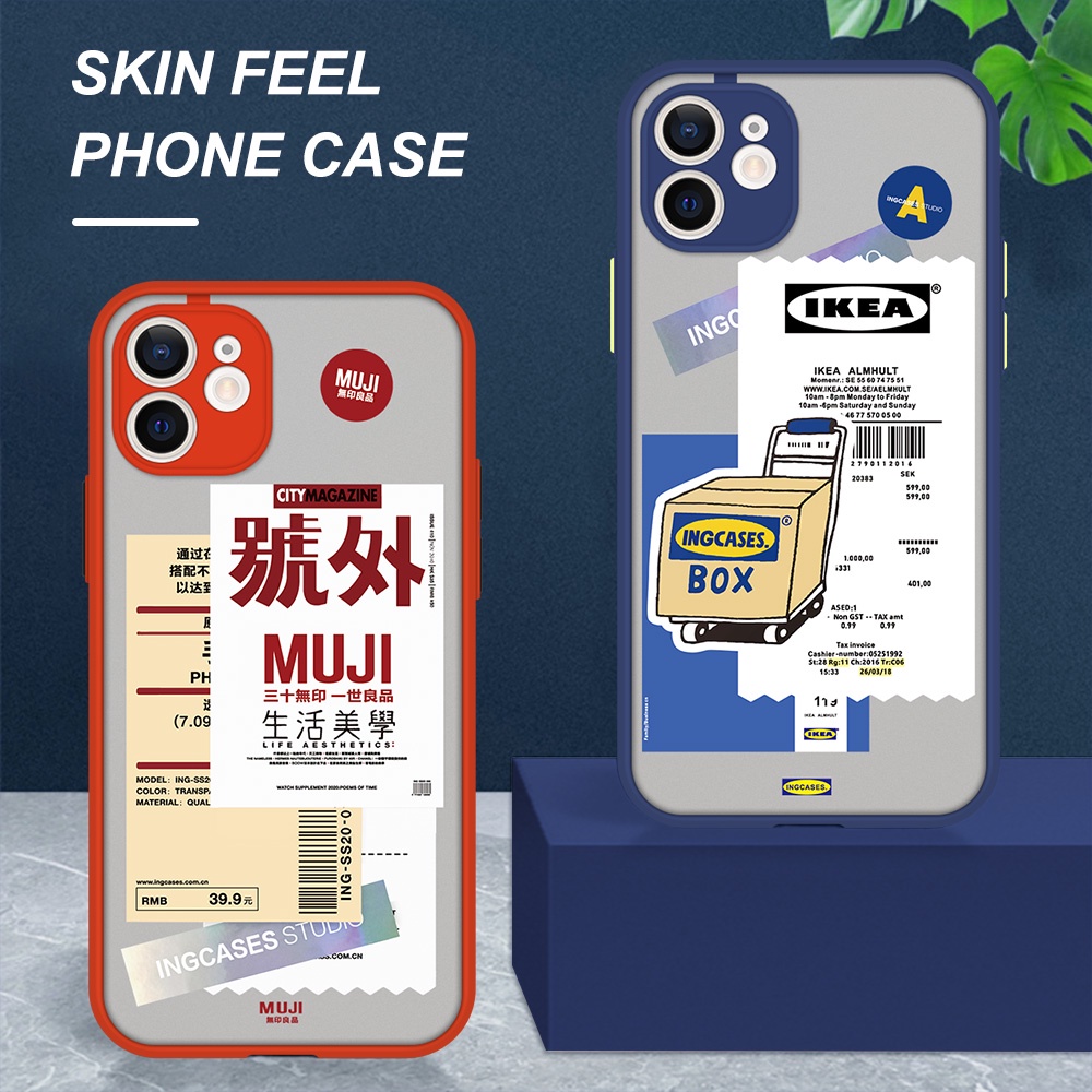 Ốp điện thoại MUJI cho Huawei Nova 3i 2i 7 4 6 5i 5 Pro Huawei Nova 5t Y9 Prime Y7A Y6P Y6 Y6S Honor 20 Lite Pro