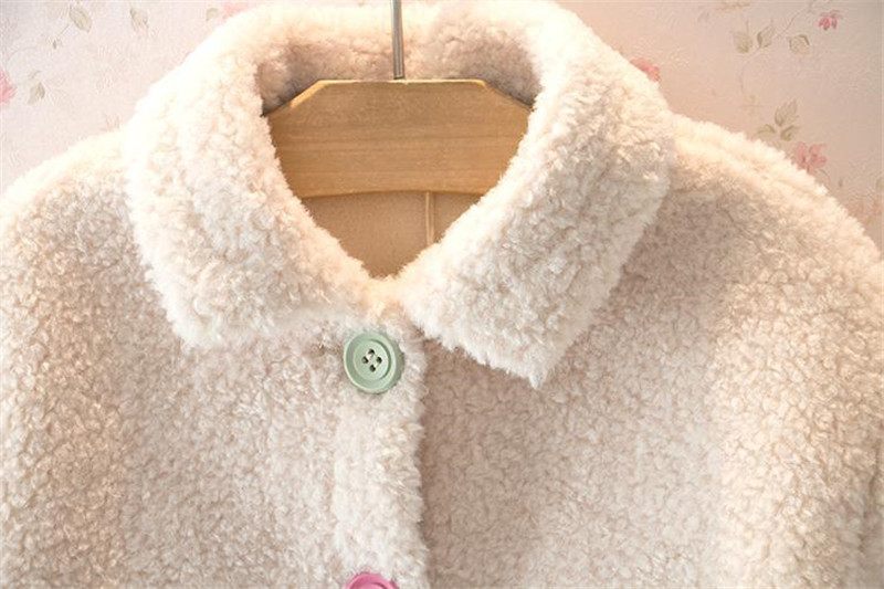 Áo Khoác Cardigan Vải Cashmere Dày Kiểu Hàn Quốc Thời Trang Cho Bé 1-5 Tuổi