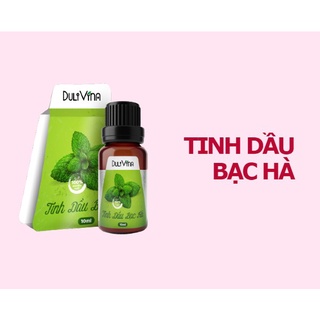 Tinh Dầu Bạc Hà Thiên Nhiên Nguyên Chất Giúp Giảm Ho, Cảm Cúm, Đuổi Muỗi - Chai 10ml