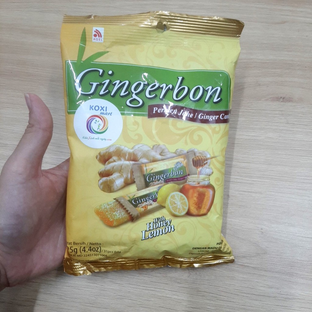 Kẹo Gừng Chanh Mật Ong Gingerbon 125g