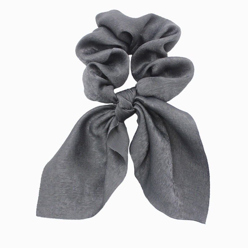 [ CÓ SẴN ]  DÂY BUỘC TÓC/ CỘT TÓC NƠ SCRUNCHIES  10 cm, SATIN VÂN, TINH TẾ, SANG TRỌNG, TIỆN DỤNG, KTC.M18