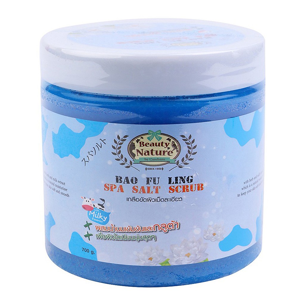 Muối Tắm Cao Cấp Beauty Nature By Carebeau Spa Salt Scrub 700g