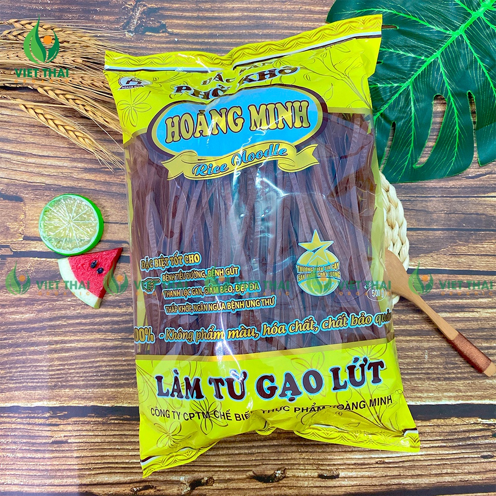 Phở gạo lứt Hoàng Minh giảm cân ăn kiêng thực dưỡng eat clean Gói 500g