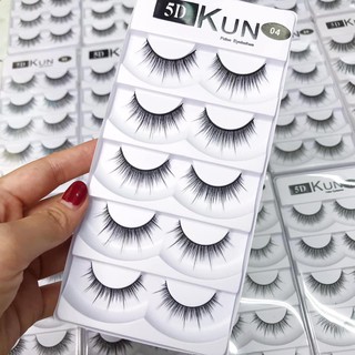Lông mi giả Kun 5D cao cấp các mã