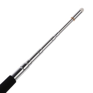 Extendable 1M Telescopic Handheld Classroom Whiteboard Pointer - Black