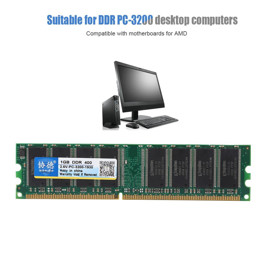 [Ready Stock]Thanh RAM máy tính 1G DDR 400MHz PC3200184 AMD 2.6V tiện dụng