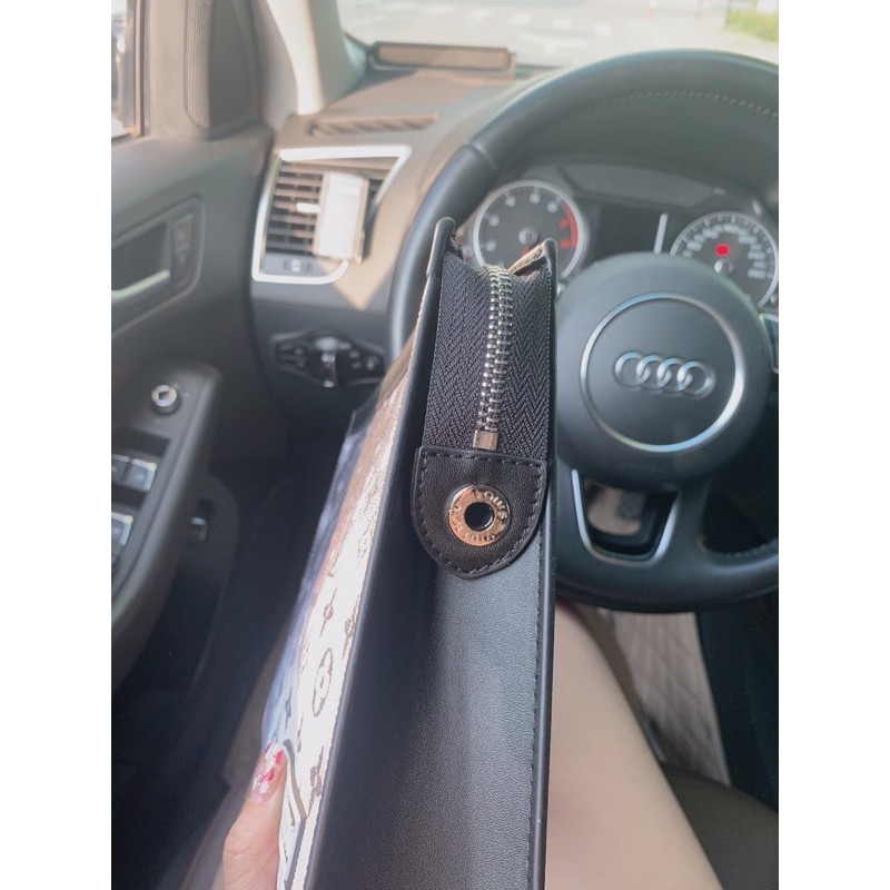 Túi cầm tay nam nữ đựng ipad Clutch garaxy hoạ tiết monogram fullbox có hộp