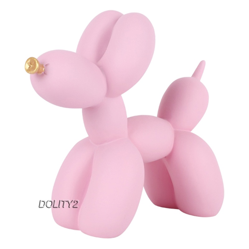 Balloon Dog Statue Puppy Figurine Art Sculpture Home Decor Furnishing