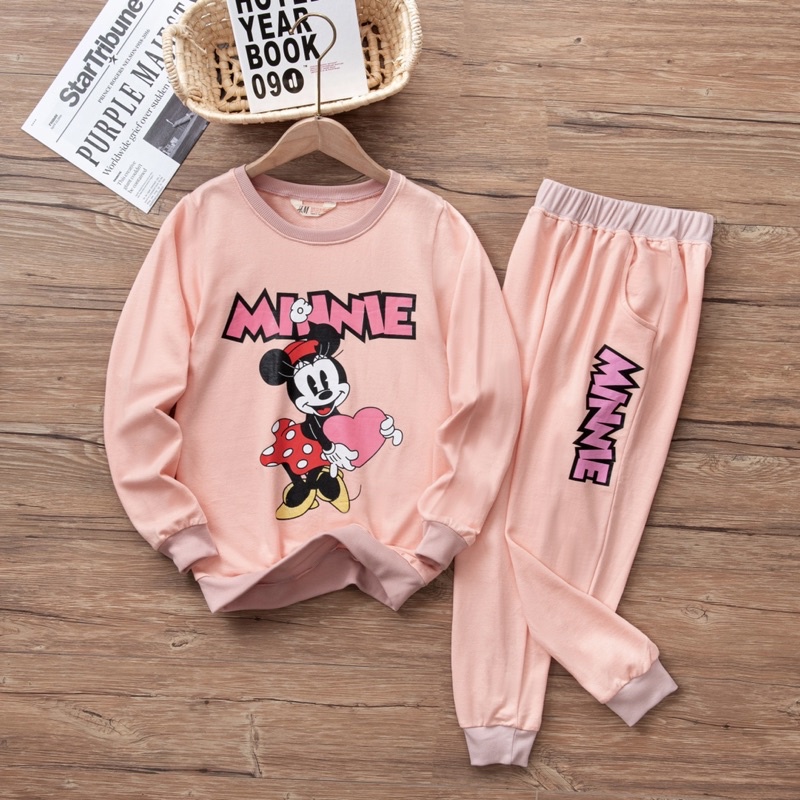 GIÁ SỐC  Bộ nỉ da cá bé gái xuất dư cực mềm mịn 18-43kg