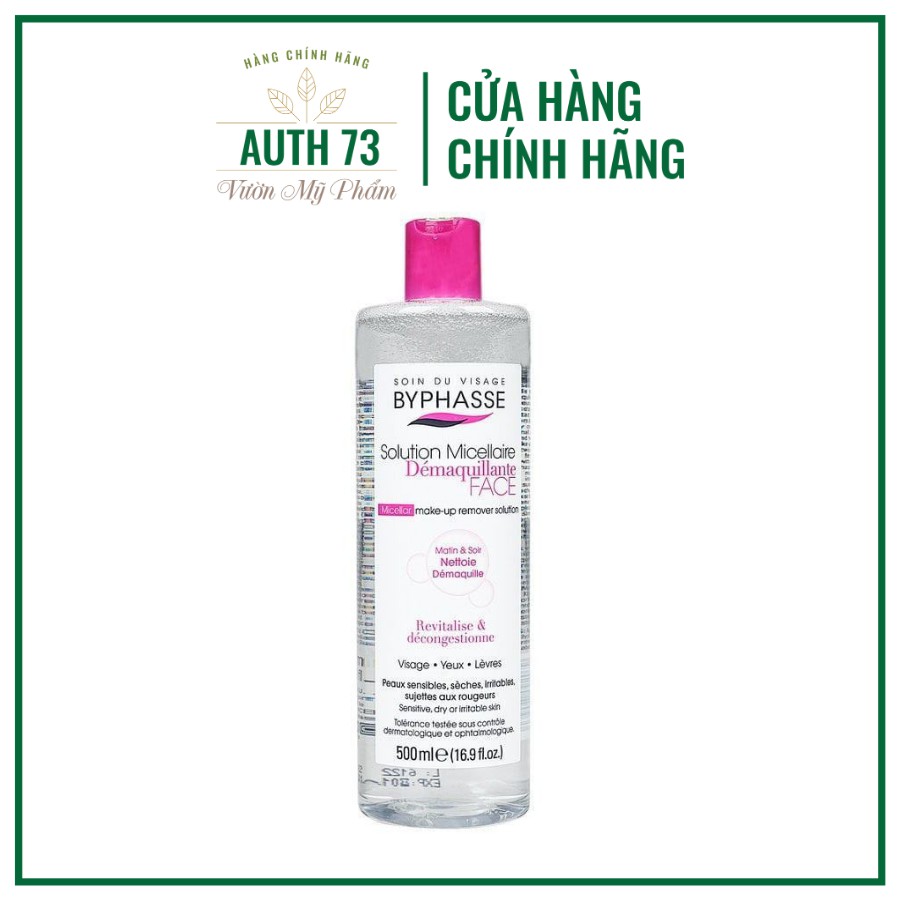 [Auth Tây Ban Nha] Nước Tẩy Trang Byphasse 500ml - Nuoc tay trang Byphase 500ml