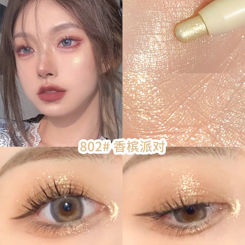 Thỏi Phấn Mắt Xixi Ánh Ngọc Trai Lấp Lánh Chống Thấm Nước Lâu Trôi