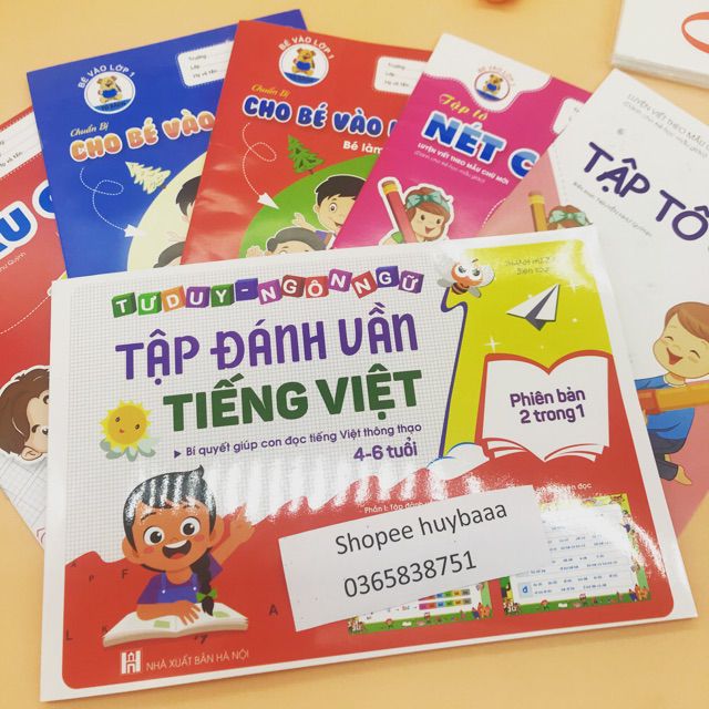 Combo vở luyện nói, luyện vẽ khách đặt