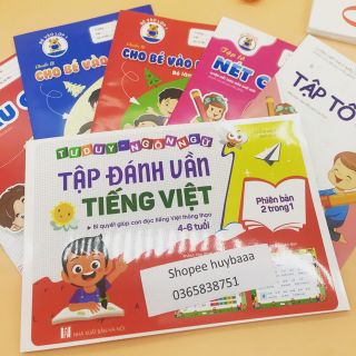 Combo vở luyện nói, luyện vẽ khách đặt