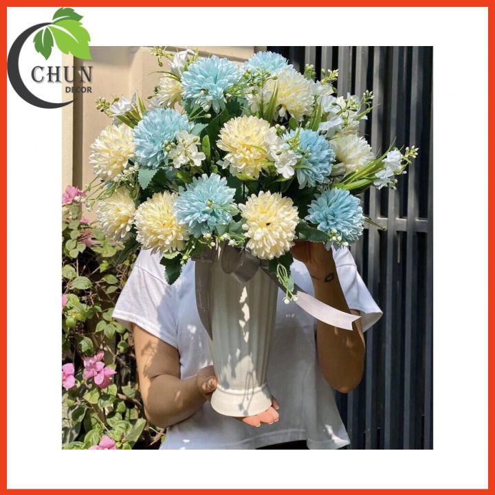 Bình hoa gốm sứ cao cấp 27cm