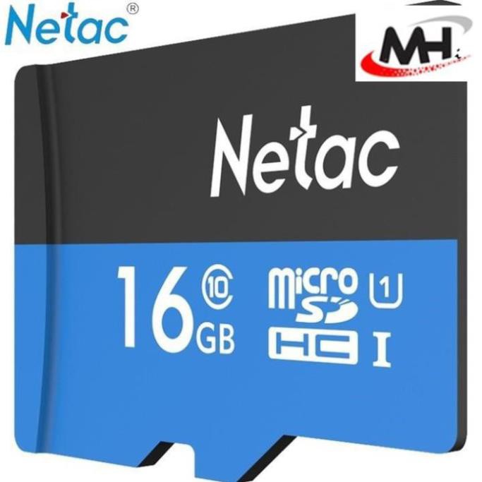 GIẢM 30% Thẻ nhớ MicroSD 16Gb Netac class 10 BH 60 tháng