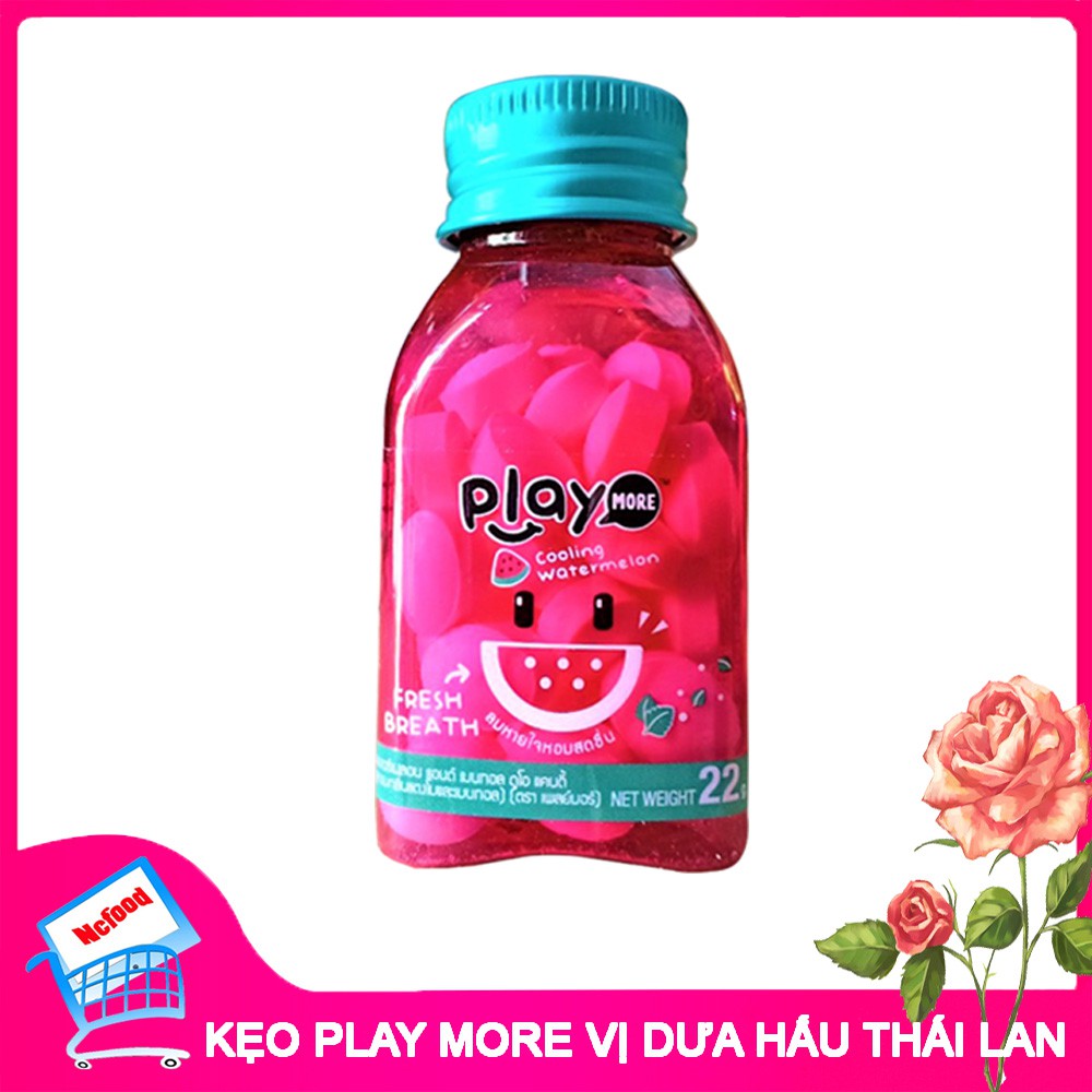 (SALE SỐC) Kẹo Ngậm Play More Hũ 22G Thái Lan (HSD:4/6/2021)