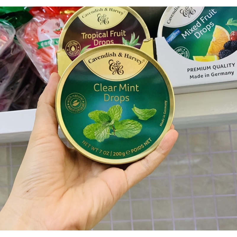 Kẹo trái cây Đức 200g hộp thiếc Cavendish & Harley