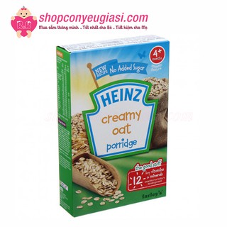 Bột Ăn Dặm Heinz Cháo Kem Yến Mạch - Dành Cho Bé 4 Tháng Trở Lên - Date 09/2019