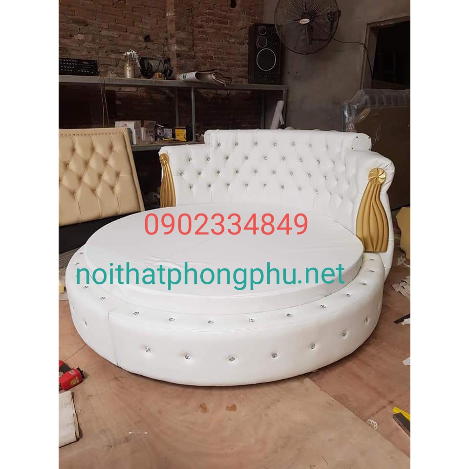 [COMBO] Giường Tròn Đẹp Ấn Tượng,Giường Ngủ Hình Tròn Cao Cấp Xinh Lung Linh