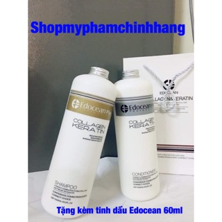 [Chính hãng] cặp dầu gội xả Edocean plus 1000ml kích thích mọc tóc