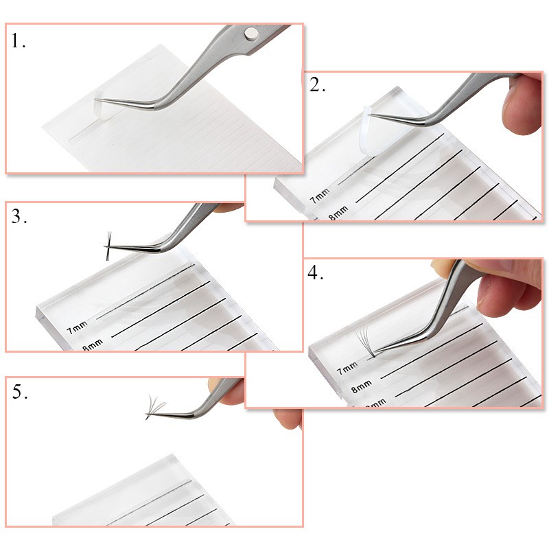 Đặt 5 lông mi giả để kéo dài thời gian