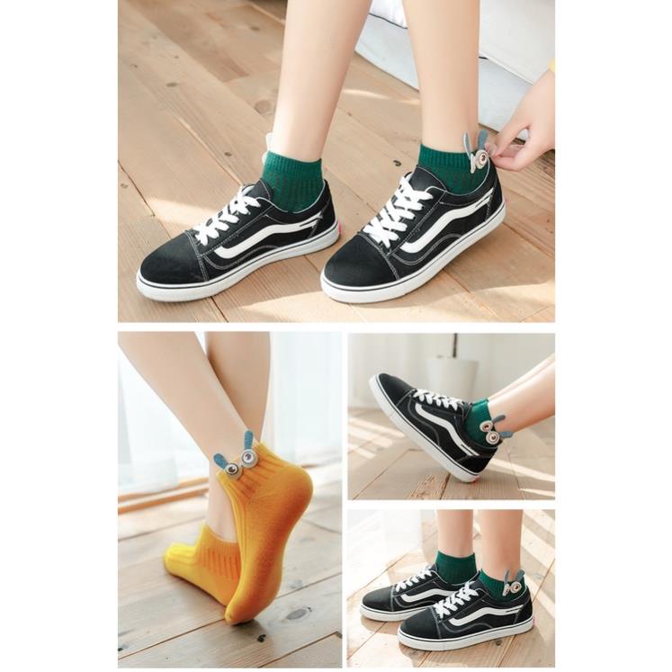 Tất nữ cổ trung KOGANO vớ nữ co giãn đi giày thể thao chạy bộ tập gym, yoga phụ kiện thỏ xinh xắn FAS-001316