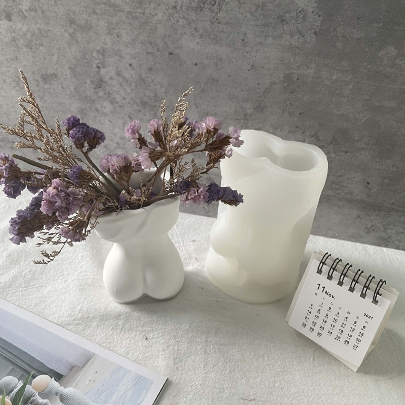 Khuôn Silicone Làm Giá Đỡ Mô Hình Cơ Thể Torso 3D DIY Trang Trí Nhà Ở