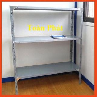 Kệ sắt V lỗ 3 tầng cao nhiều kích thước