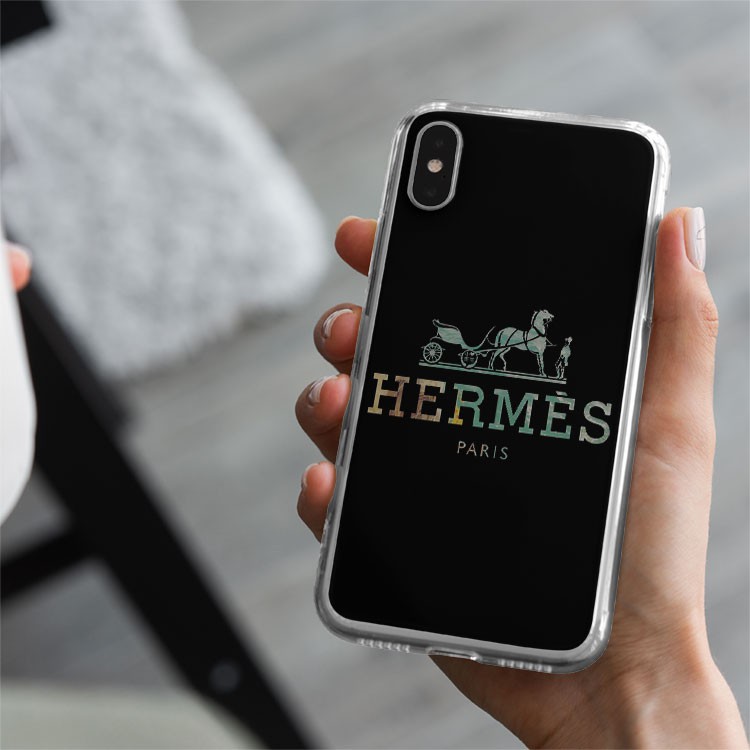 Ốp lưng HERMES Paris logo cỗ xe cho Iphone 5 6 7 8 Plus 11 12 Pro Max X Xr BRD20210225