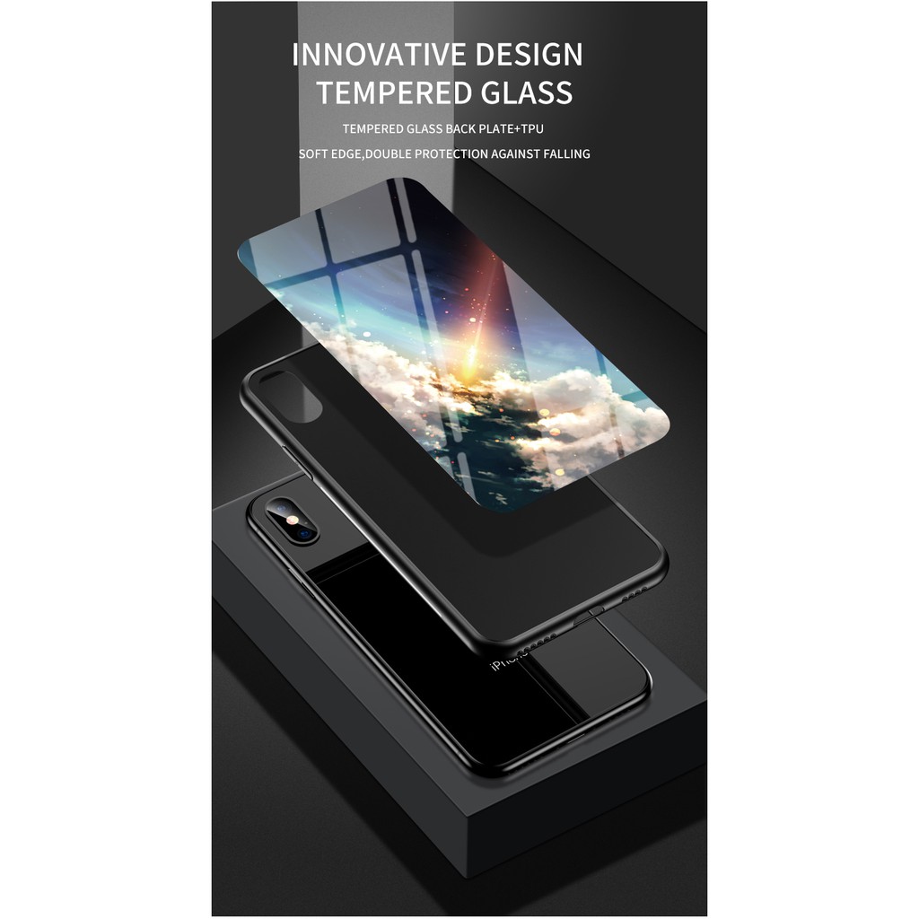 Ốp điện thoại kính cường lực màu sắc cho asus rog 3 strix 5 pro rog phone ii 2 zs660kl zs661ks rog2 rog3 rog5