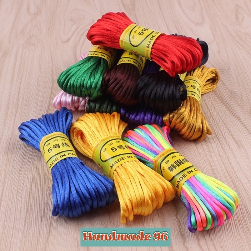 Dây tim 2mm làm vòng tay handmade DIY bó 5m/10m - Handmade 96