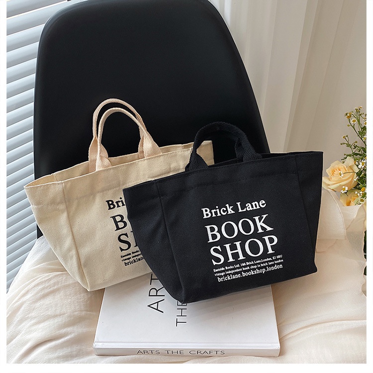 Túi tote Vải Canvas Sức Chứa Lớn Mẫu Mới 2022 In Hình Hệ Thống Nhật Bản Hàng Trăm Và Một Học Sinh Phong Cách Hàn Quốc Cho Nữ