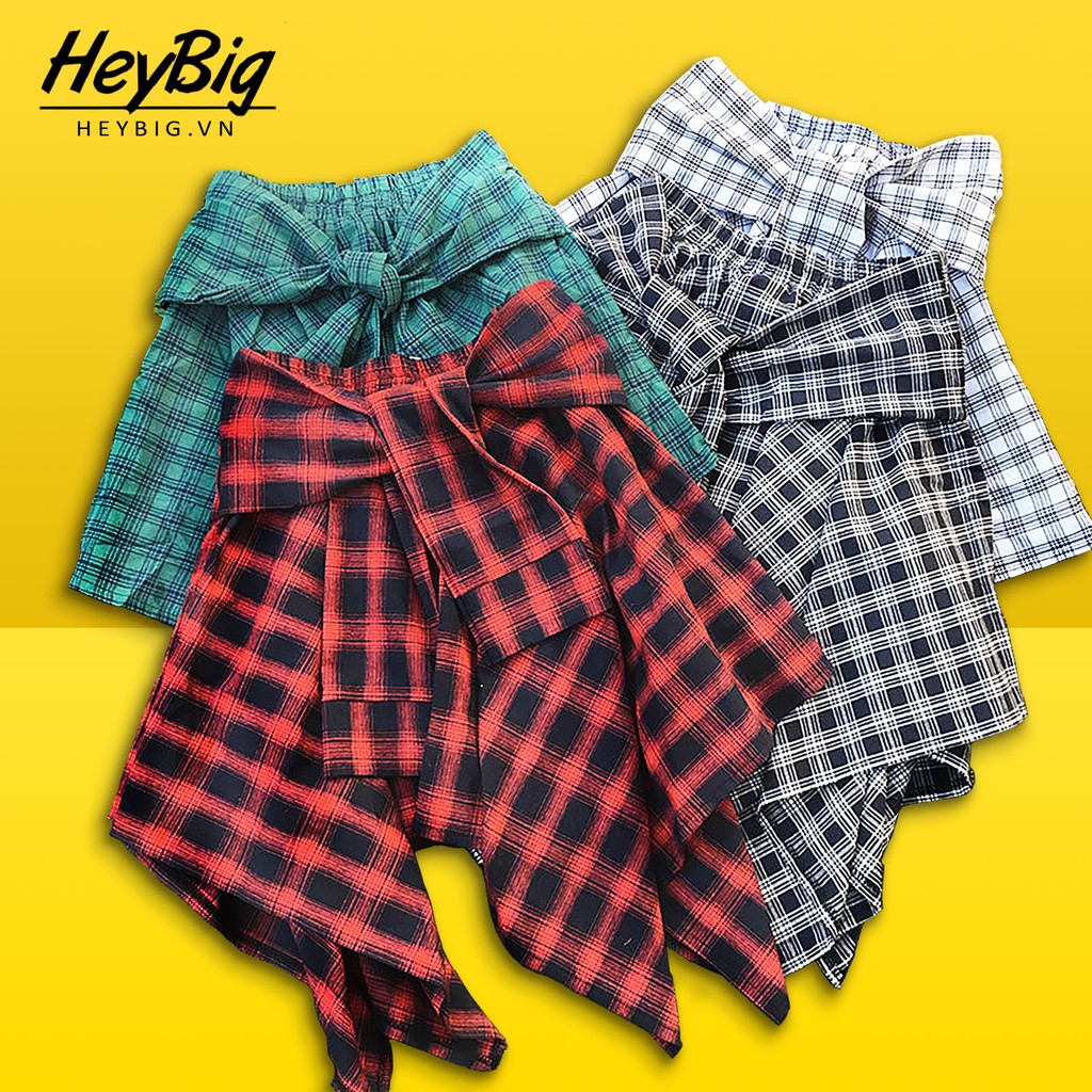 Chân váy giả sơ mi buộc ngang hông Nelly thương hiệu Heybig