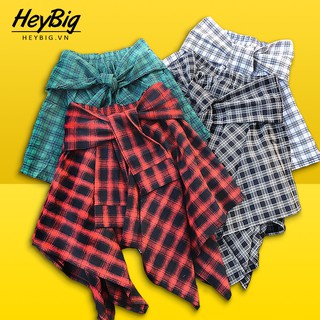 Chân váy giả sơ mi buộc ngang hông Nelly thương hiệu Heybig