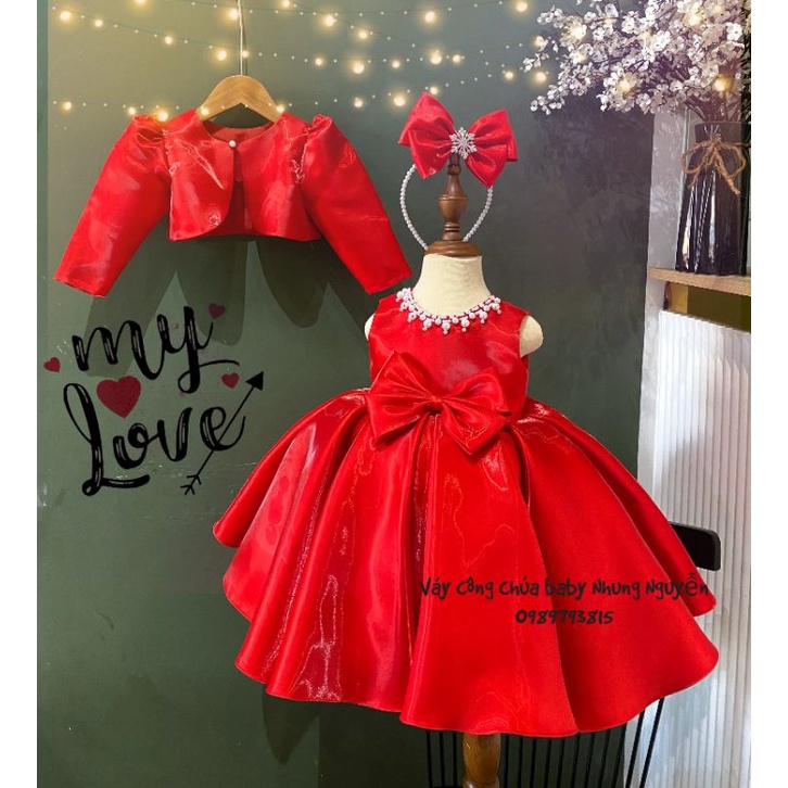 Váy công chúa Nhung Nguyễn set bóng